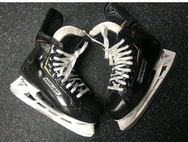 Pro Stock hockey skates Bauer 2S Pro Supreme 7.5 8 Detroit Red Wings Nielsen