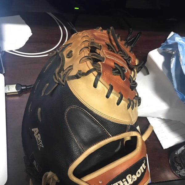 Black Adult A2K Baseball Glove 12.75"