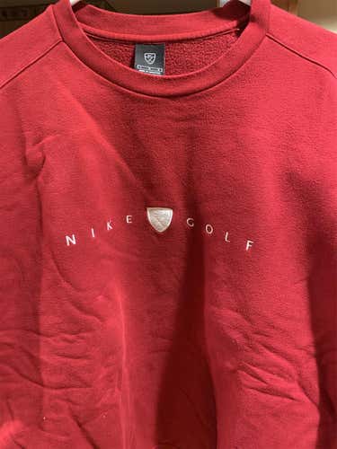 Red Adult Large Nike Sweat Shirt