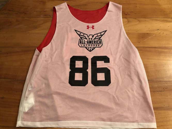 White Adult Men's Large Under Armour Jersey