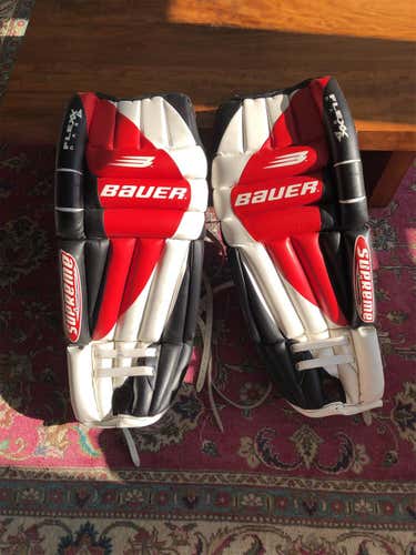 Red Senior 33" Classic Supreme Goalie Leg Pads
