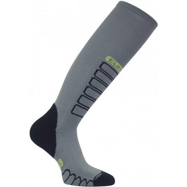 NEW $29 EURO Socks High End World Class Athlete Ski Compression Socks Grey No Trades