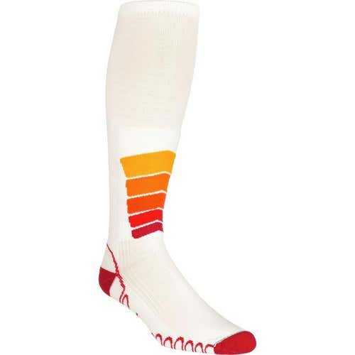 NEW $36 EURO Socks High End World Class Athlete Ski Compression Plus Socks White No Trades