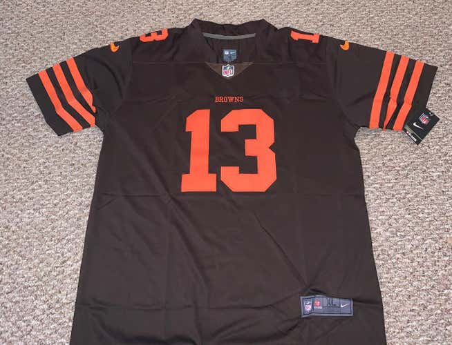 Odell Beckham JR Cleveland Browns Color Rush Extra Large Jersey