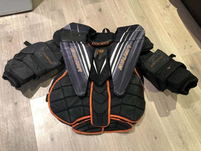 1S Pro Stock SR Large Chest Protector Goalie