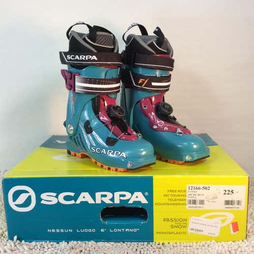 Scarpa F1 Womens AT Tech Ski Boot Size 22.5