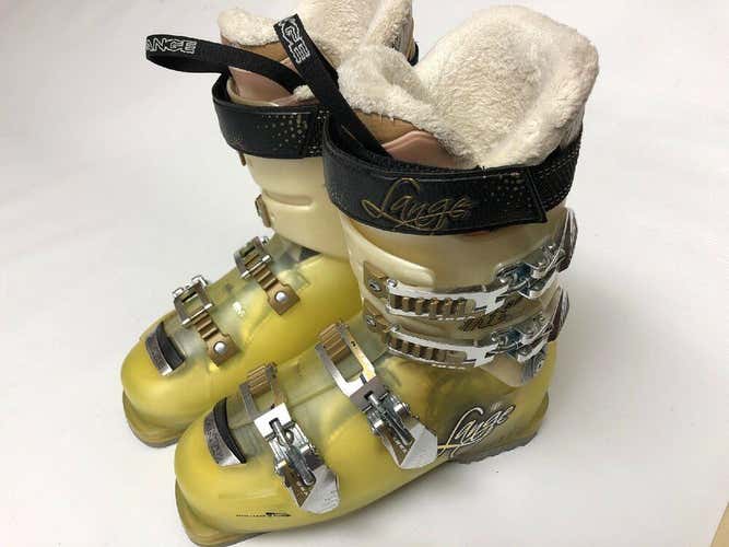 LANGE RX 80 SKI BOOTS SIZE 25.5 WOMENs Downhill Boots