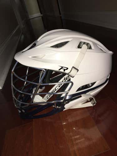 White Adult Player Cascade R Helmet