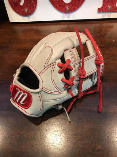 Marucci Smoke Baseball Glove 11.25" Custom Red Lace