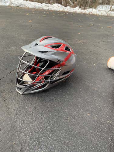 Gray Adult Player R Helmet