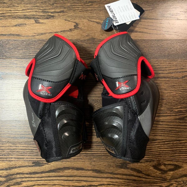$149 New Bauer Vapor 1X Lite ice hockey Elbow pads Senior Medium 2x Pro