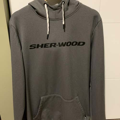 Gray Men's Small Sher-Wood Sweatshirt