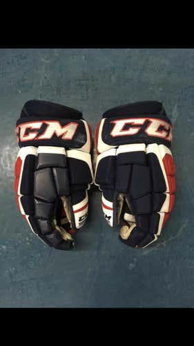 Blue  CCM Gloves 15" Pro Stock