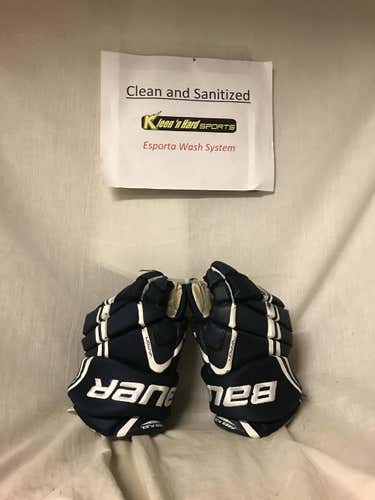 Blue Junior Bauer Vapor X7.0 Gloves 12"