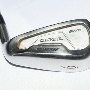 6 Iron Mizuno T Zoid Mx15 Rh 37" Steel Regular New Grip