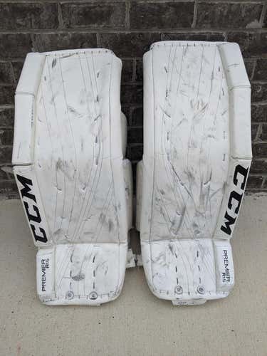 White Senior 32" + 1" CCM Regular Premier R1.5 Goalie Full Set (w/ Brian glove)