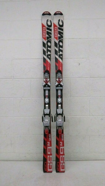 Atomic GS 9 M 160cm 105-65-95 r=14m Skis w/Atomic NEOX G14 Bindings EXCELLENT