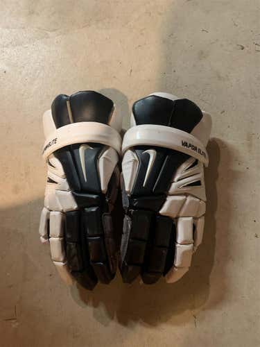 White  Vapor Elite Lacrosse Gloves 14"