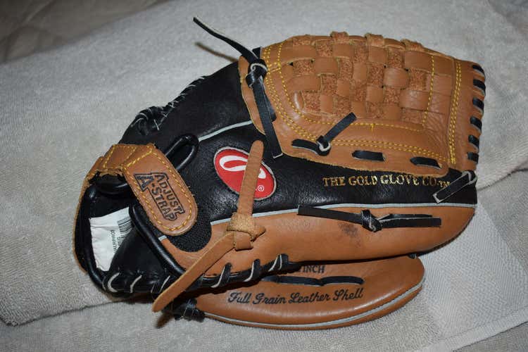 Rawliings RPR03 Baseball Glove, Brown / Black, 11 1/2 inches