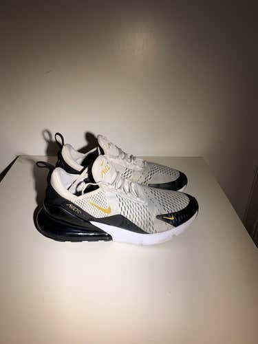 Nike Men's Air Max 270 White/Black/Gold