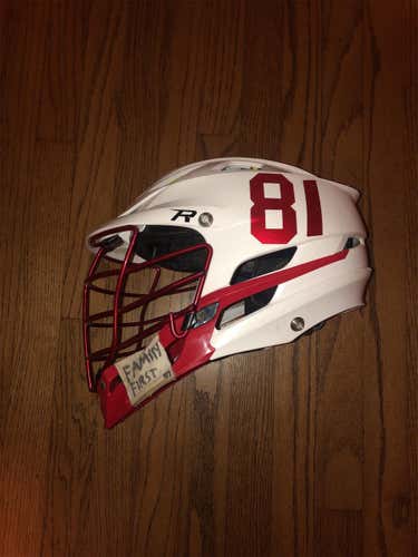 White Adult R Helmet