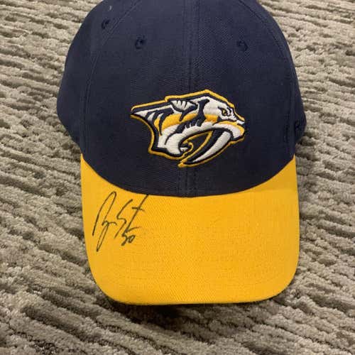 Nashville Predators Autographed RYAN SUTER #20 New One Size Fits All Reebok Hat
