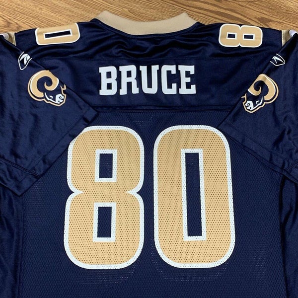 Isaac Bruce St. Louis Rams Jersey Mens Large Blue Reebok NFL