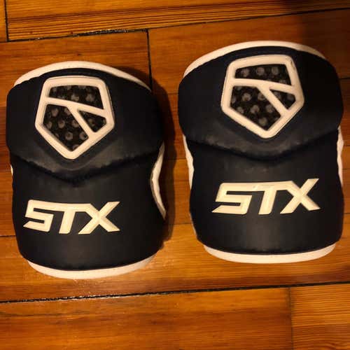 Navy Blue Syracuse Lacrosse Issued Elbow Pads