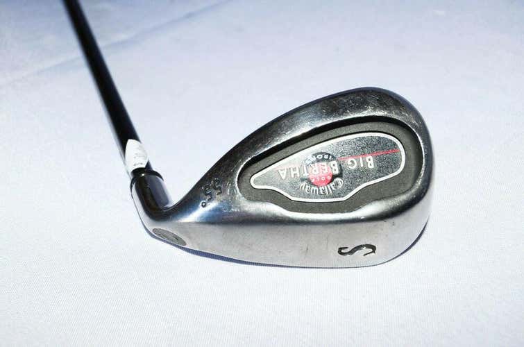 55 DEGREE SANDWEDGE CALLAWAY BIG BERTHA RH 34.75" RCH GRAPHITE STIFF NEW GRIP