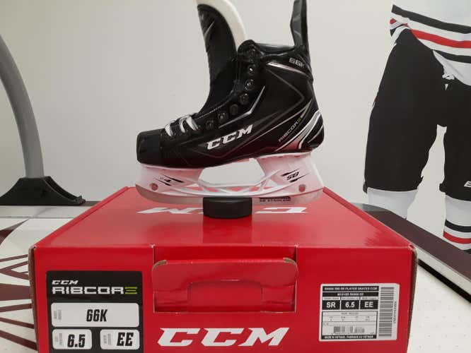 New Senior CCM RibCor 66K Hockey Skates EE (Extra Wide) Size 6.5