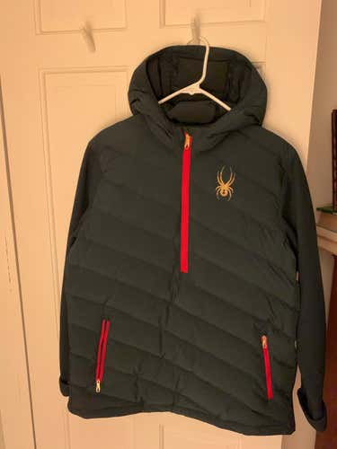 Men's Large Spyder Down Pullover Team USA Pyeonchang 2018 Olympics US Ski Team
