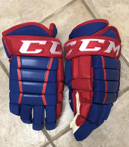 Blue Senior New CCM HG97 Gloves 14" Pro Stock