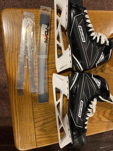 Senior Bauer Supreme S170 Goalie Skates D&R (Regular) Pro Stock Size 10