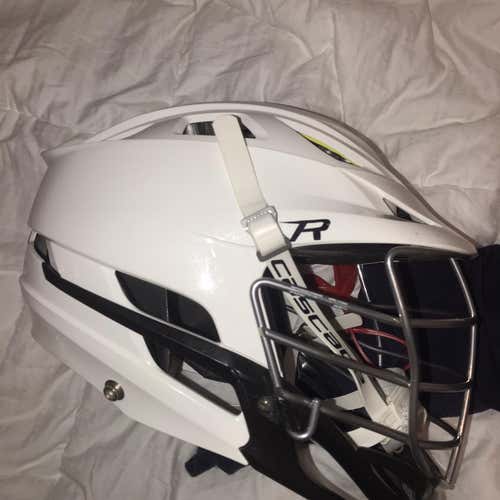 White Adult Player R Helmet