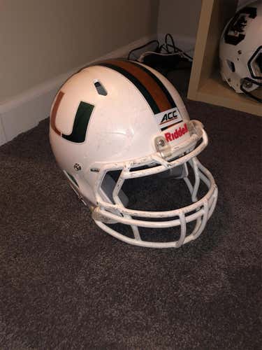 Miami Hurricanes Football Helmet