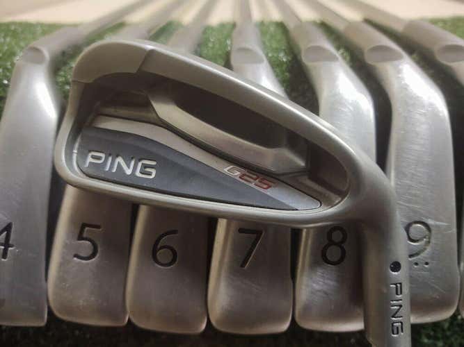 Ping G25 Black Dot Golf Iron Set 3-PW Steel Shaft Regular Flex CFS Matching #'s