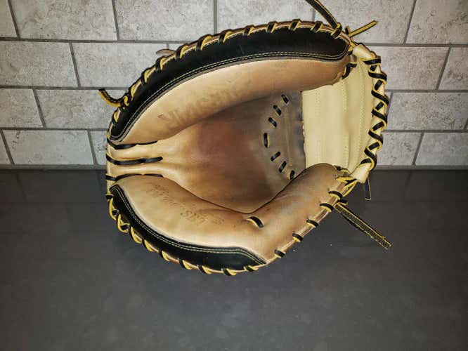 Black Adult All Star Right Handed Catcher's CM3000SBT Baseball Glove 33.5"