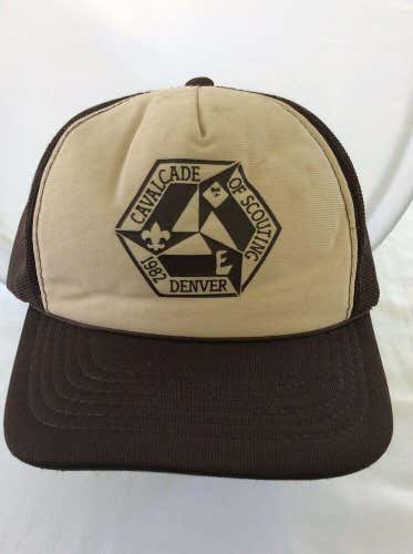 Vintage Boy Scouts Cavalcade Of Scouting Hat Snap Back Mesh Trucker Box 2