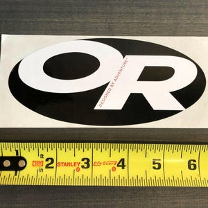 Outdoor Research Decal Sticker 6" rock climbing hiking camping outdoor skiing