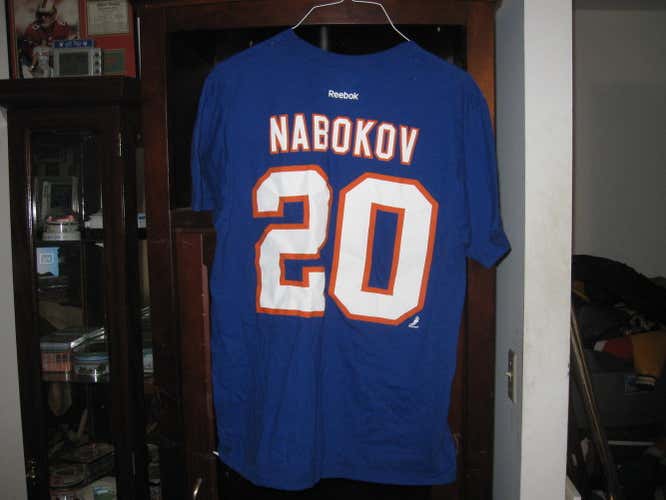 NY ISLANDERS EVGENI NABOKOV TSHIRT   JERSEY(L)