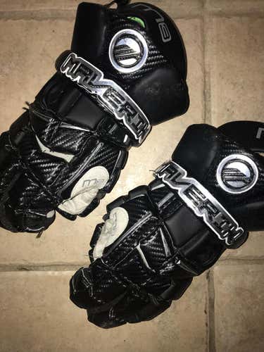 Black Player Maverik M3 Lacrosse Gloves 13"