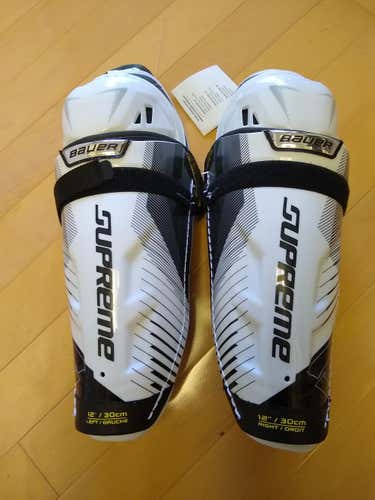 New Junior Bauer Supreme 170 12 inch Shin Pads