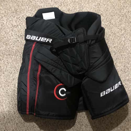 Team Comcast Black Senior Medium Bauer Goalie Pants