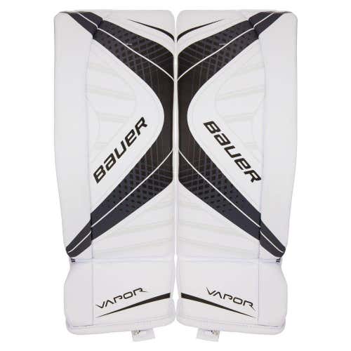 New Junior 26" (SMALL) Bauer Vapor X700 Goalie Leg Pads White/Black