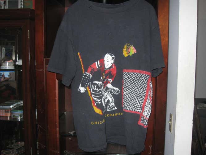 BLACKHAWKS GOALIE  TSHIRT(L)
