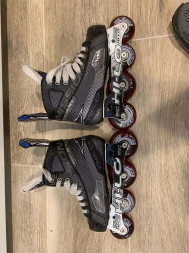 Mission Inhaler Inline Skates E&W (Wide) Size 1 Junior Used