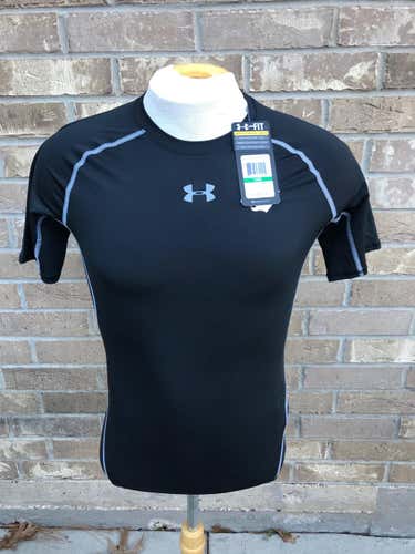 Under Armour Short Sleeve Compress Athletic Shirts Minnesota Wild Large 945