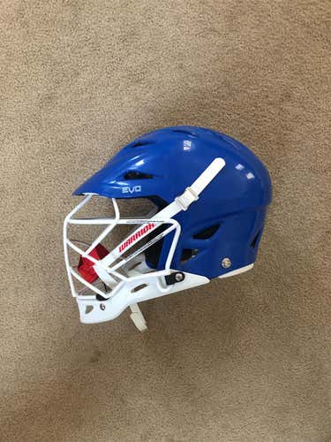 Blue Adult Player Warrior Evo Helmet