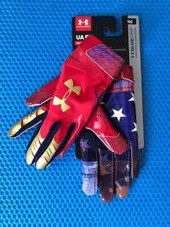 New Under Armour UA F7 Gloves Youth Large