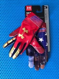 New Under Armour UA F7 Gloves Youth Large